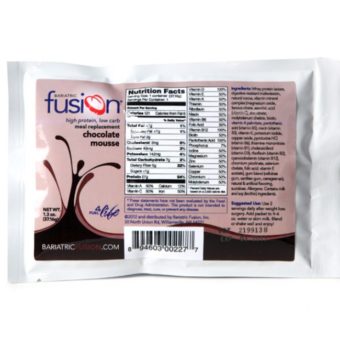Bariatric Fusion Single Serving Packet | Chocolate Mousse